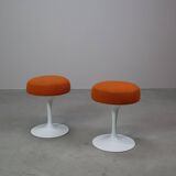 Pair of Eero Saarinen Tulip Stools for Knoll International