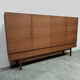 Danish vintage Scandinavian teak highboard XL