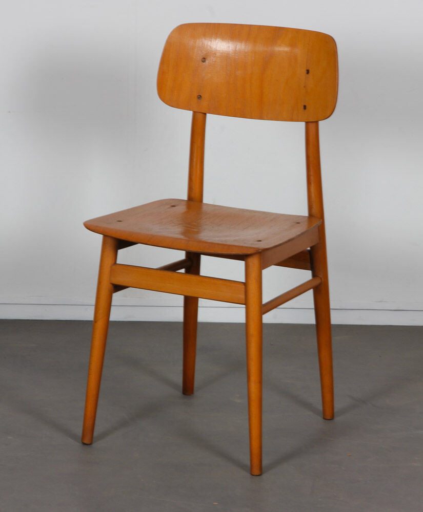 Wooden chair produced by Ton, 1960