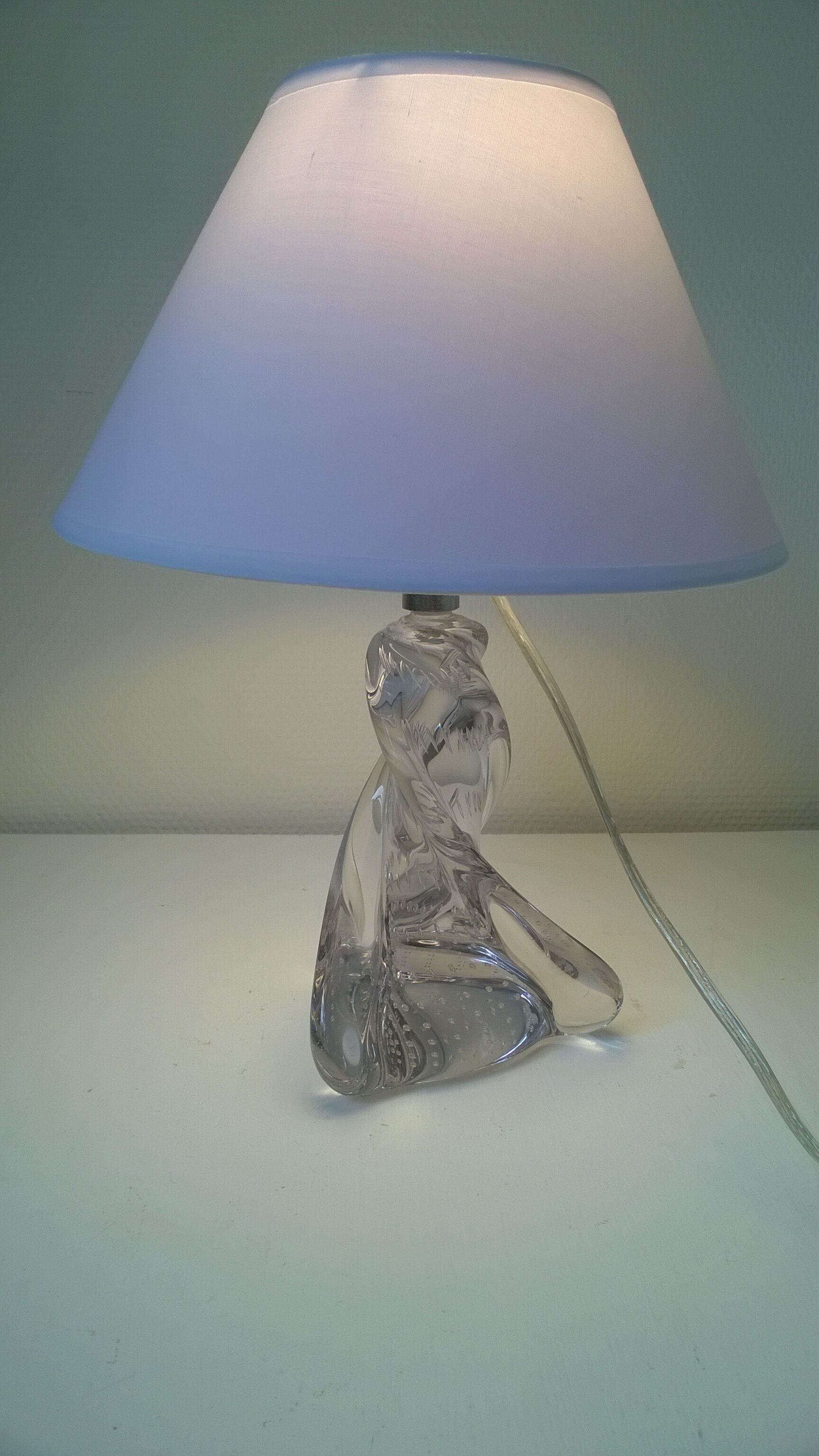 Murano ball glass lamp