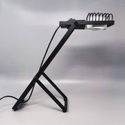 1970s Gorgeous Black Table Lamp "Sintesi" by Ernesto Gismondi for Artemide. Made in Italy