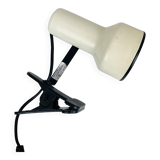 White metal clamp spotlight, vintage