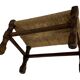 Vintage Stool cane small Stool Mid Century Ottoman 60's design