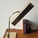 1970s brass banker’s desk lamp