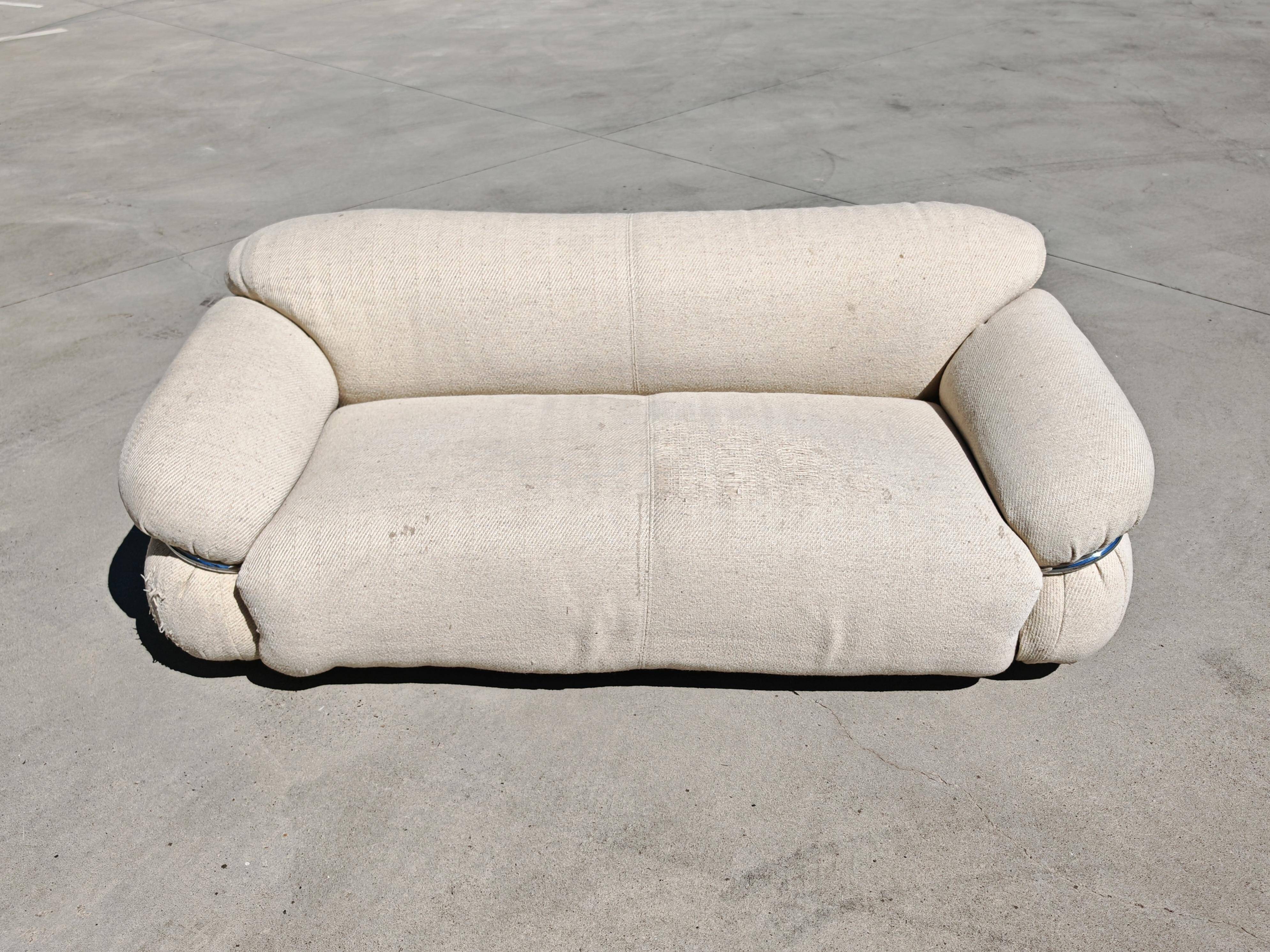 Mid Century Modern Sesann Canapé by Gianfranco Frattini for Cassina 1970s