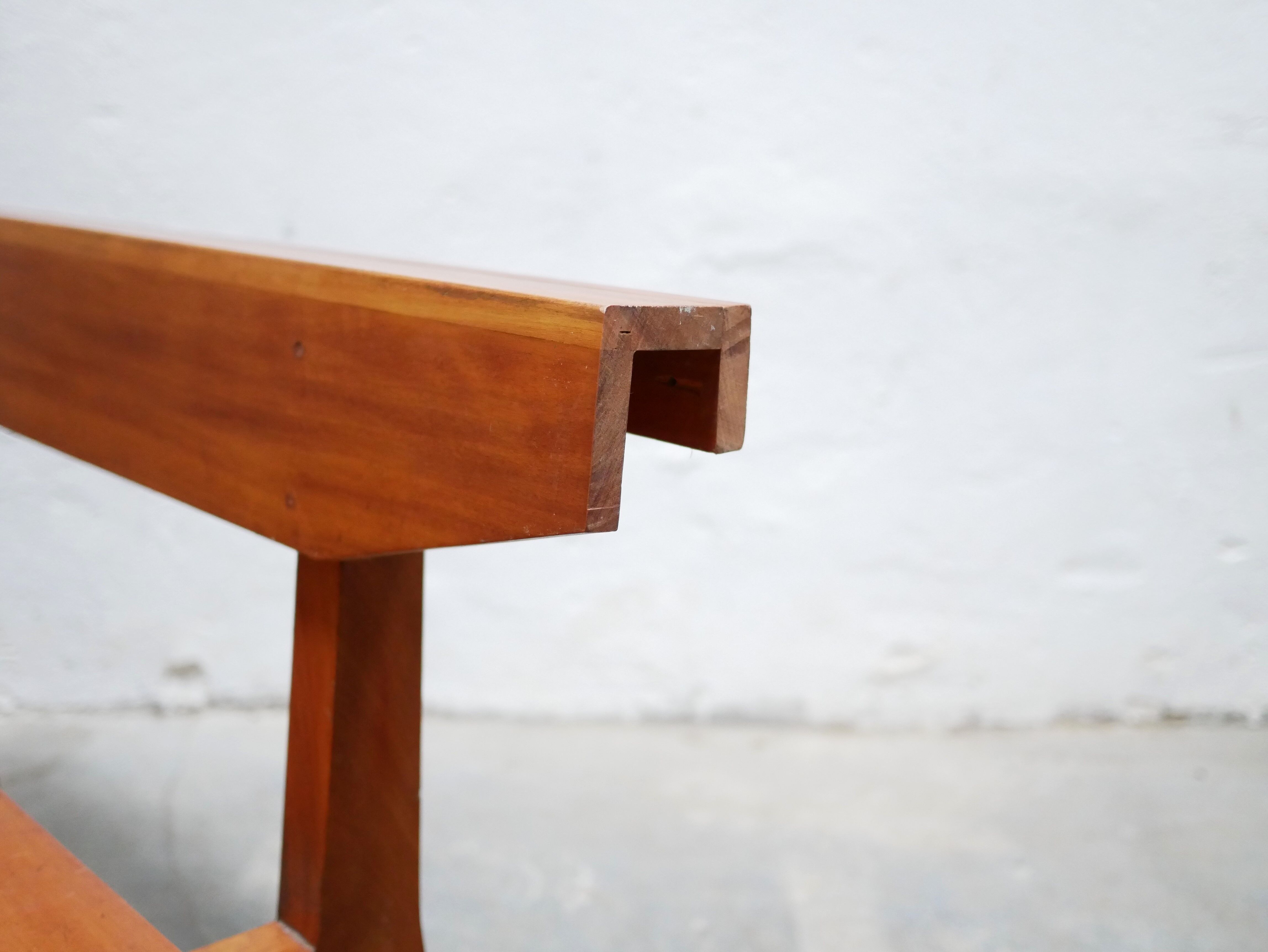 Vintage wooden bench