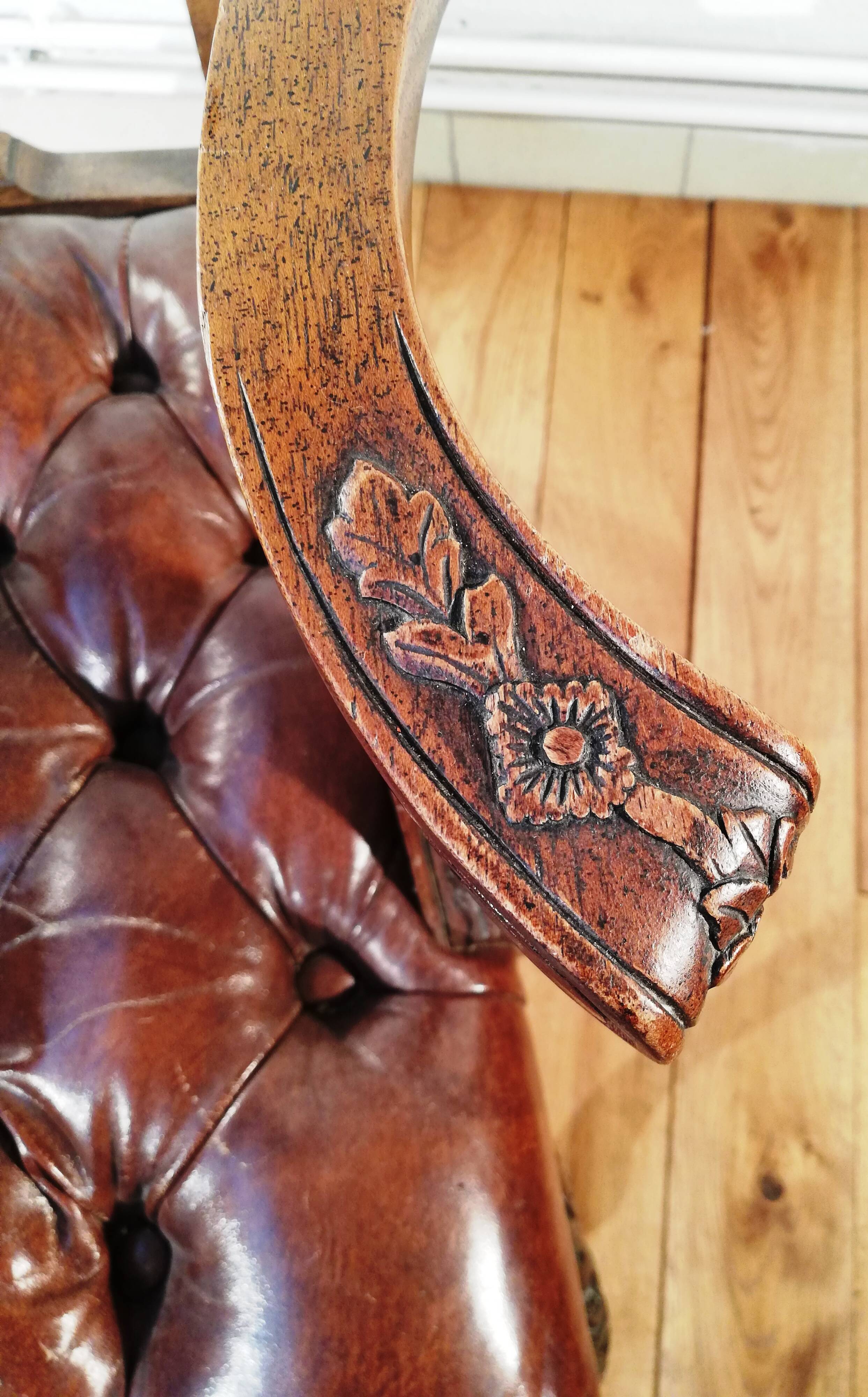 Chippendale office chair