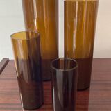 Series of 4 Jacques Bedat nesting vases from the 70s