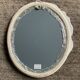Vintage glazed ceramic mirror from the 70s