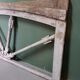 19th century french wooden window frame with arrows