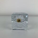 Juhava "ice cube" glass candlestick, vintage