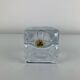 Juhava "ice cube" glass candlestick, vintage