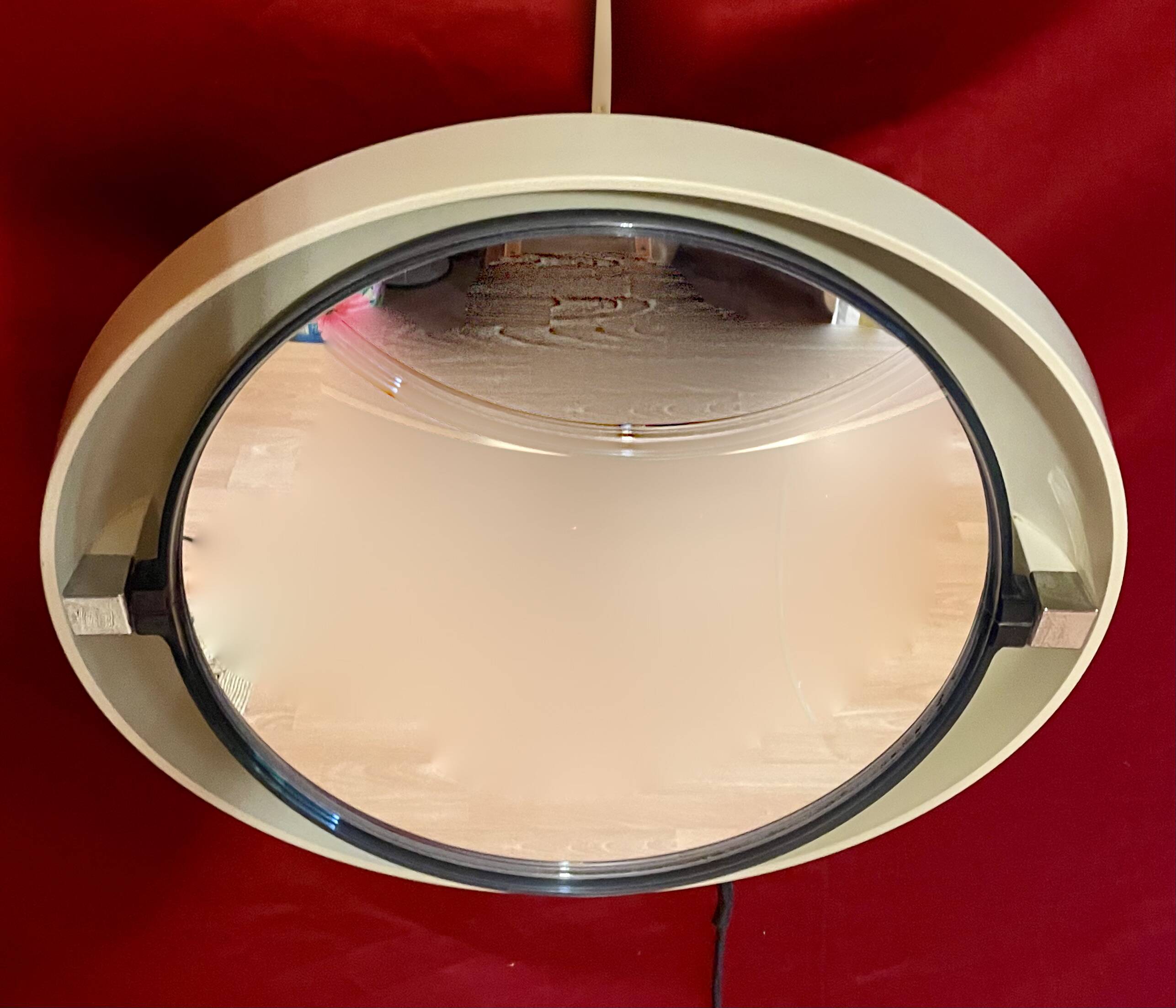 Miroir mural "Alibert", Space Age, année 70