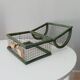 Vintage rattan mesh basket