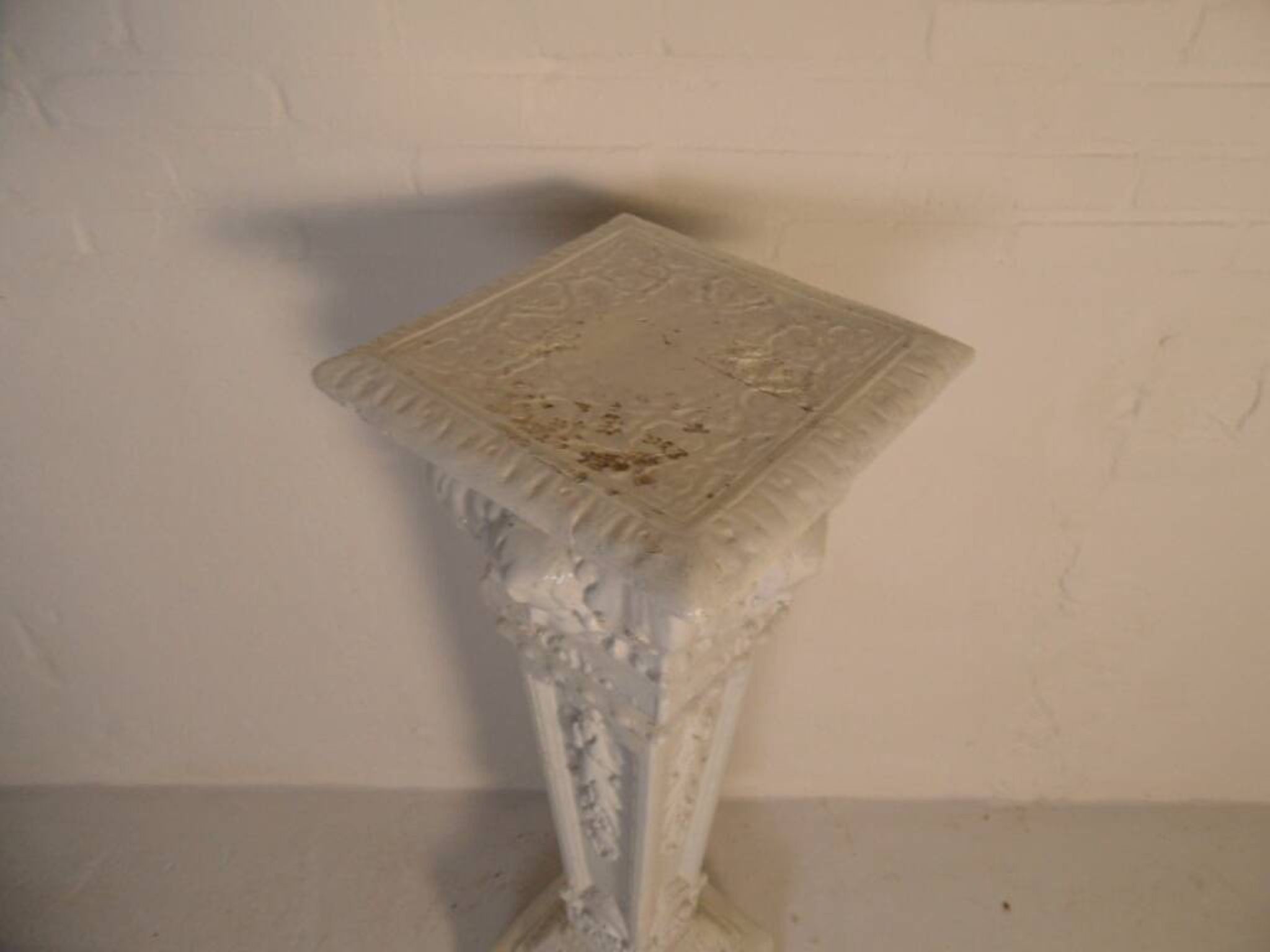 Antique column console