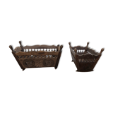 Wooden doll cradles
