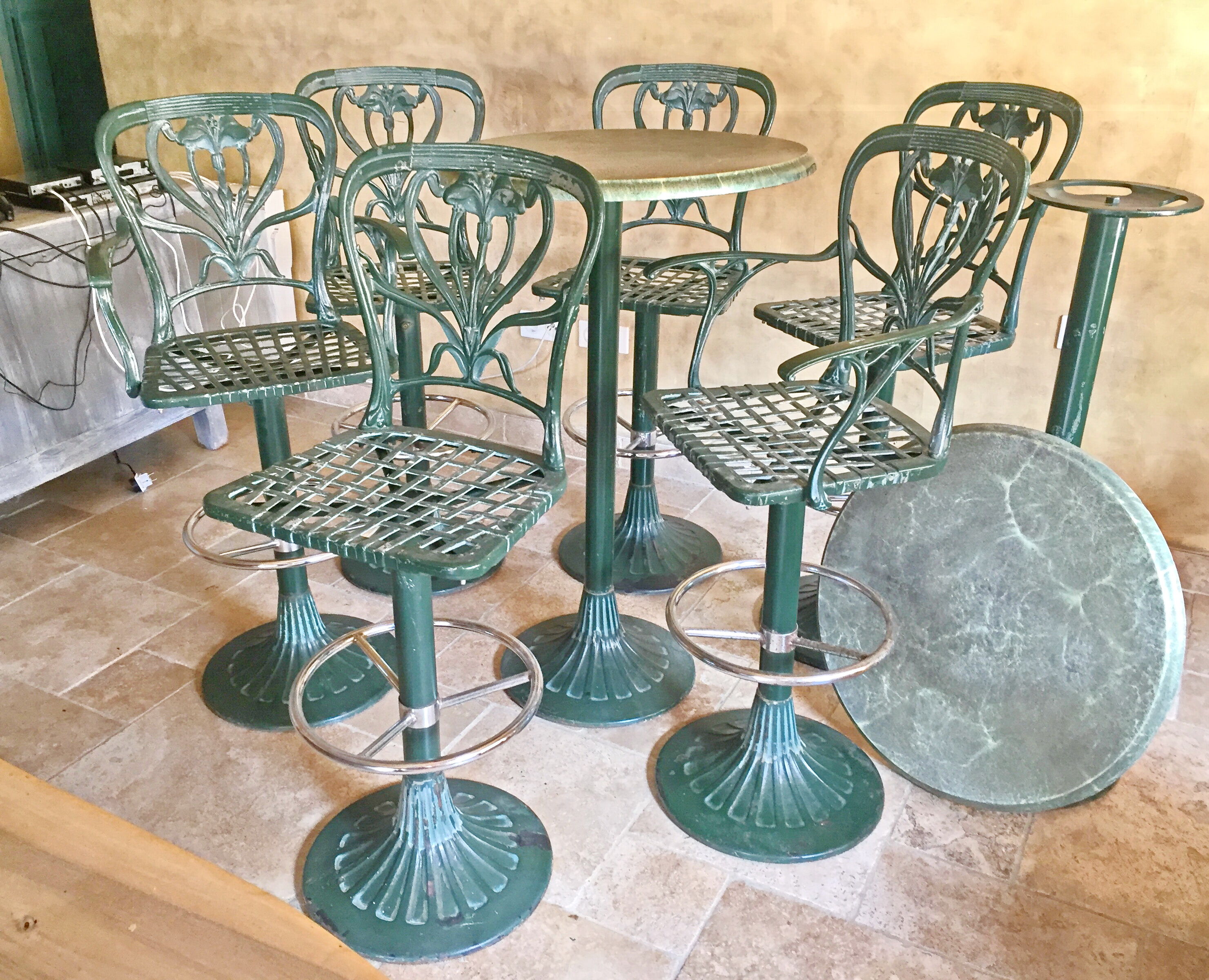 Art nouveau stools