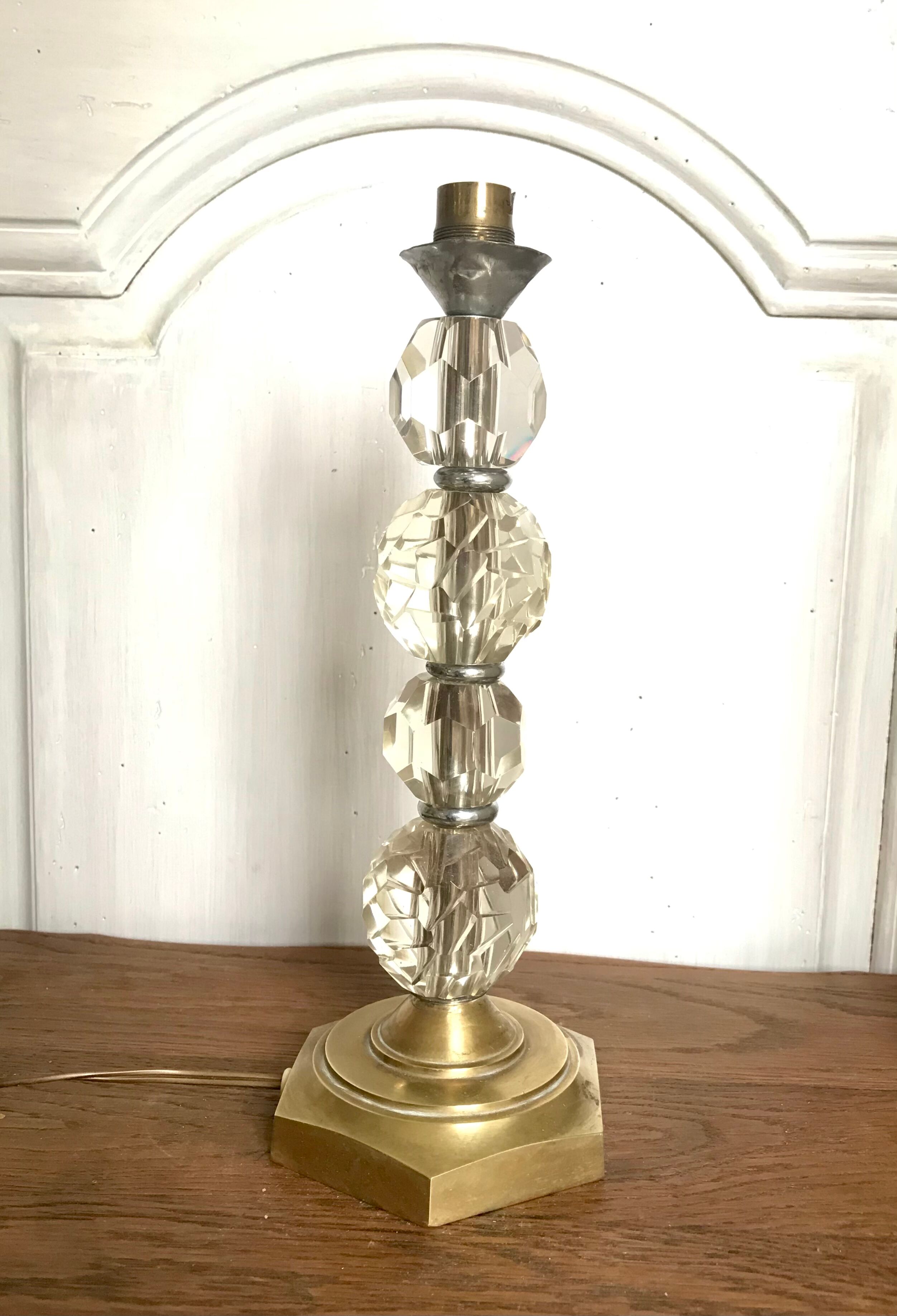 Vintage crystal lamp