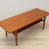 Teak coffee table, Danish design, 1970s, production: Denmark