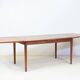 Danish dining table in teak.