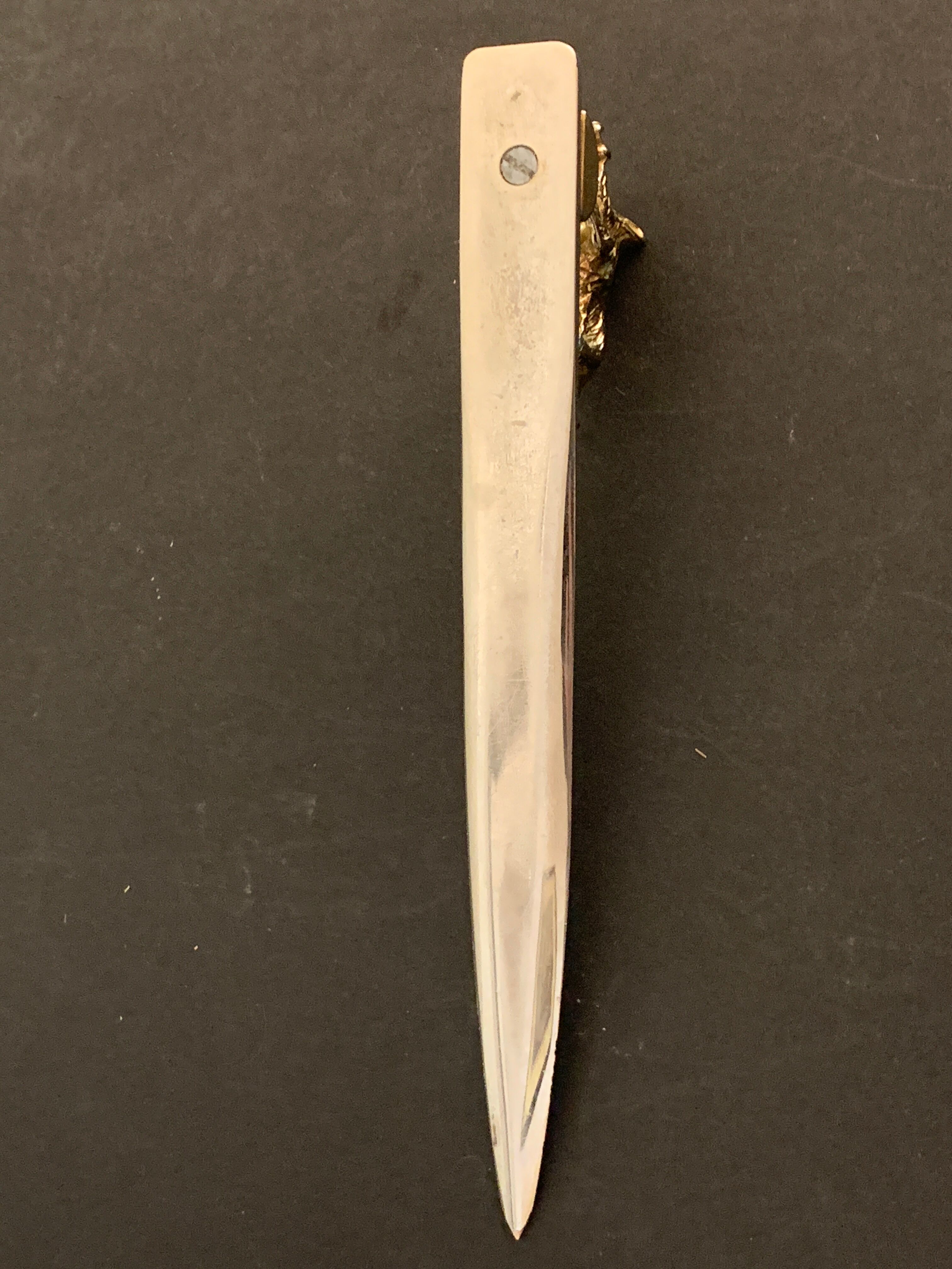 Letter opener or cut bronze boar paper