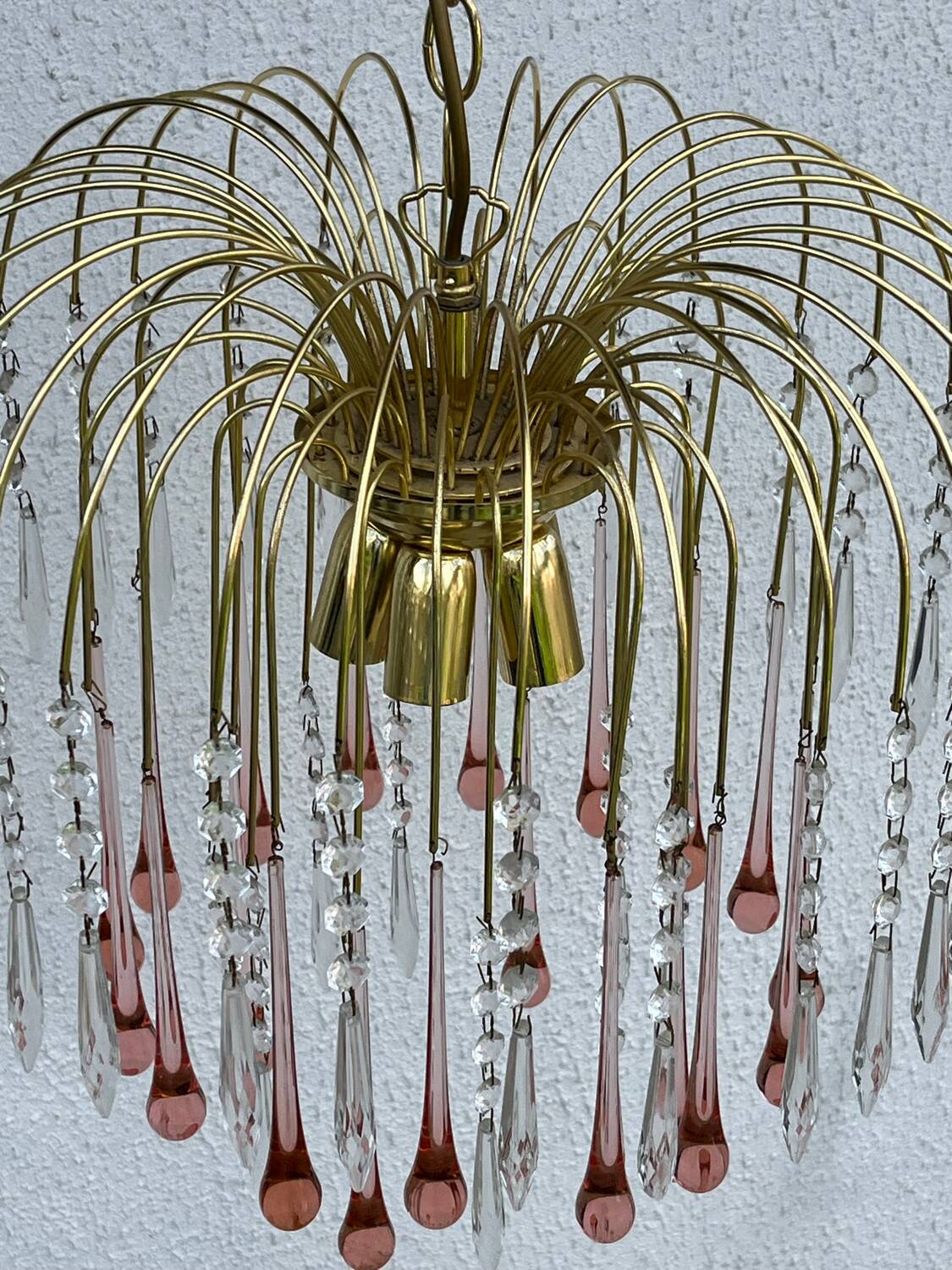 Murano glass wall chandelier