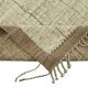 Tapis turc unique fait main en laine beige, 216 cm x 308 cm