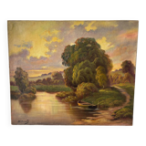 Forest landscape by Bernard