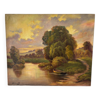 Forest landscape by Bernard