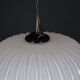 Large vintage flower-shaped chandelier in pink Murano glass, Italy 1980s.