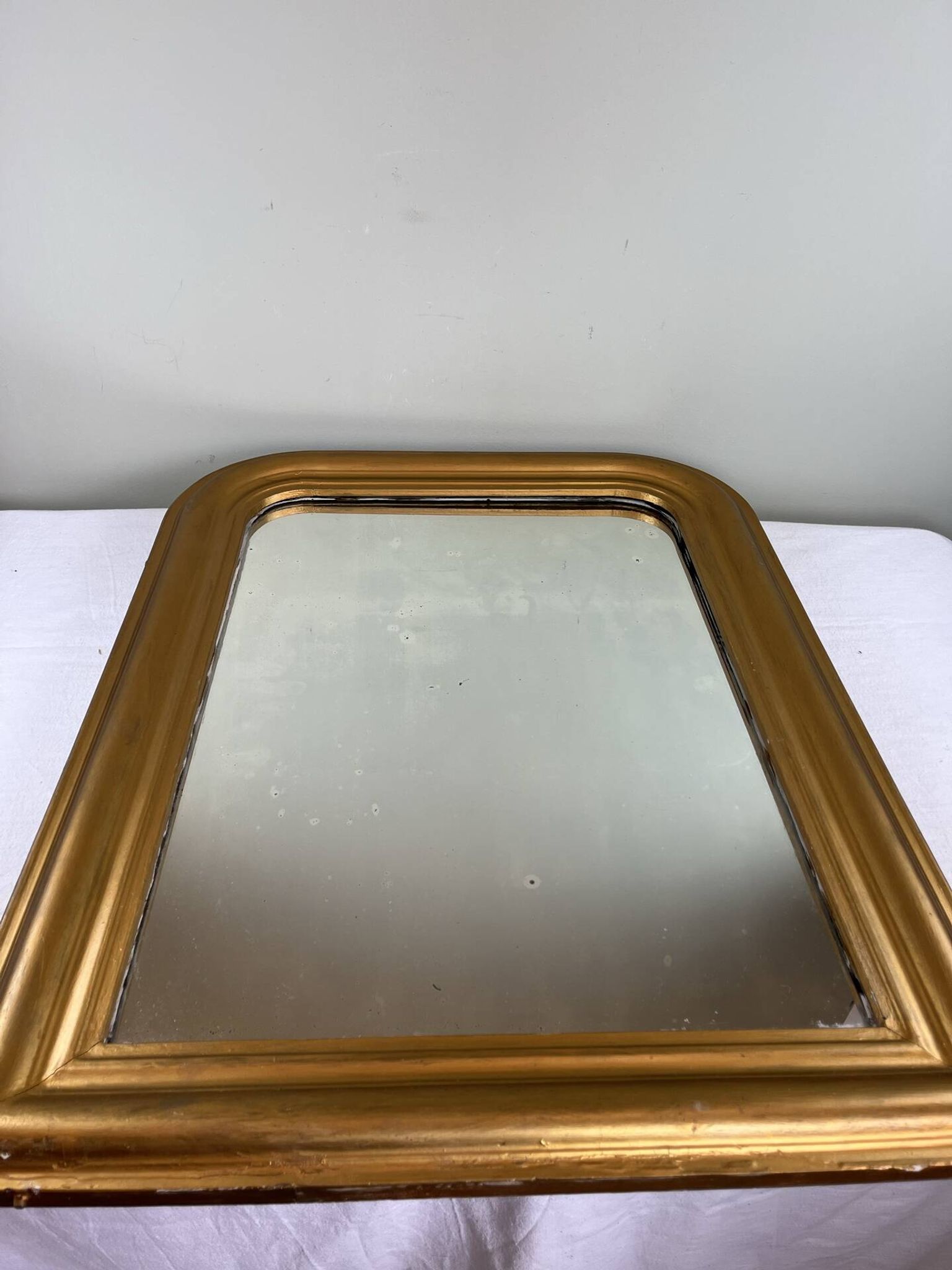 Miroir doré ancien fin XIX ème