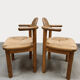 Vintage Rainer Daumiller papercord dining chairs Hirtshals Savværk