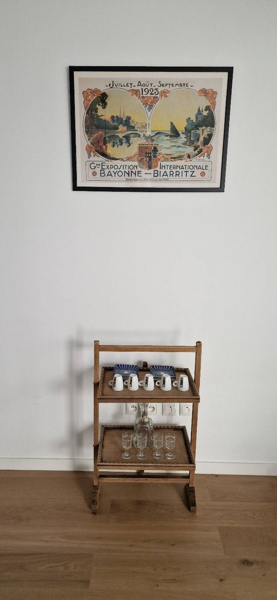 Folding mute servant, early 20th century