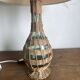Lampe en osier Provence 1960s