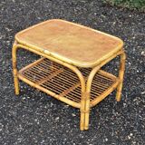 Rattan coffee table