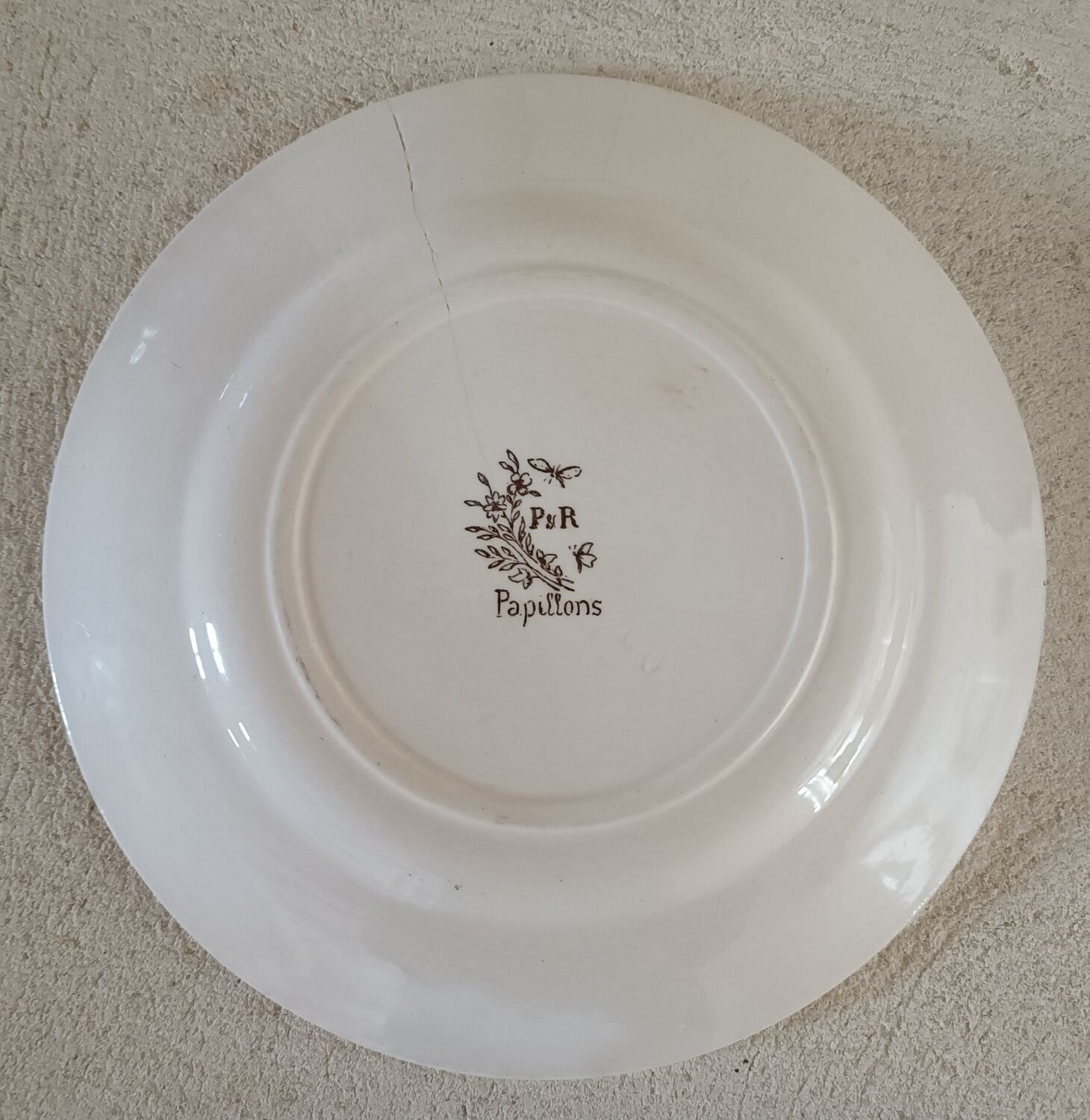 2 plates earth of iron E. Bourgeois and Salins