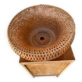 Lustre en Jonc de Rotin