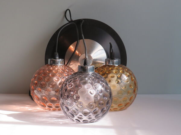 Peill & Putzler Cascade lamp verre bullé