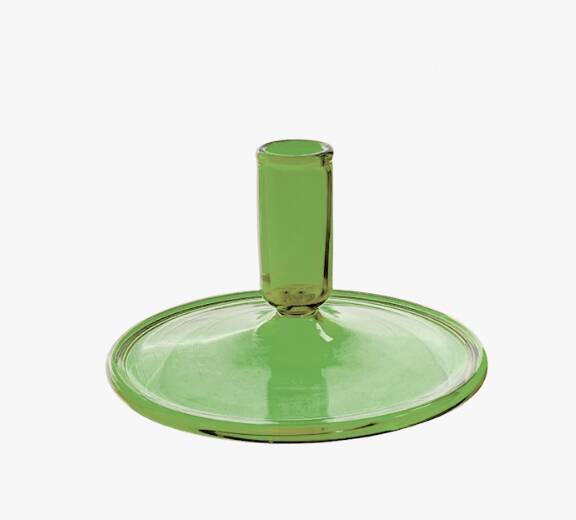 Bougeoir Plat Vert