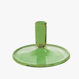Green Flat Candle Holder