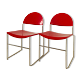 Pair of chairs "Franny" from Superstudio Design Team for Fasem, Italy 80s