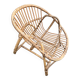 Fauteuil rotin vintage, 1960