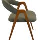 vintage WK Möbel style fauteuil / stoel 'Wildflecken' nieuwe bouclé stof