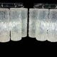 Pair of Venini Tronchi wall lights by Toni Zucherri, Italy 1970