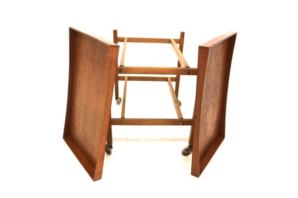 Desserte scandinave en teck, Suède, 1960