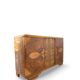 Italian Art deco burl walnut sideboard, of great quality.