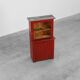 French 19th Century Red‑Painted Stepback Cupboard in Pine