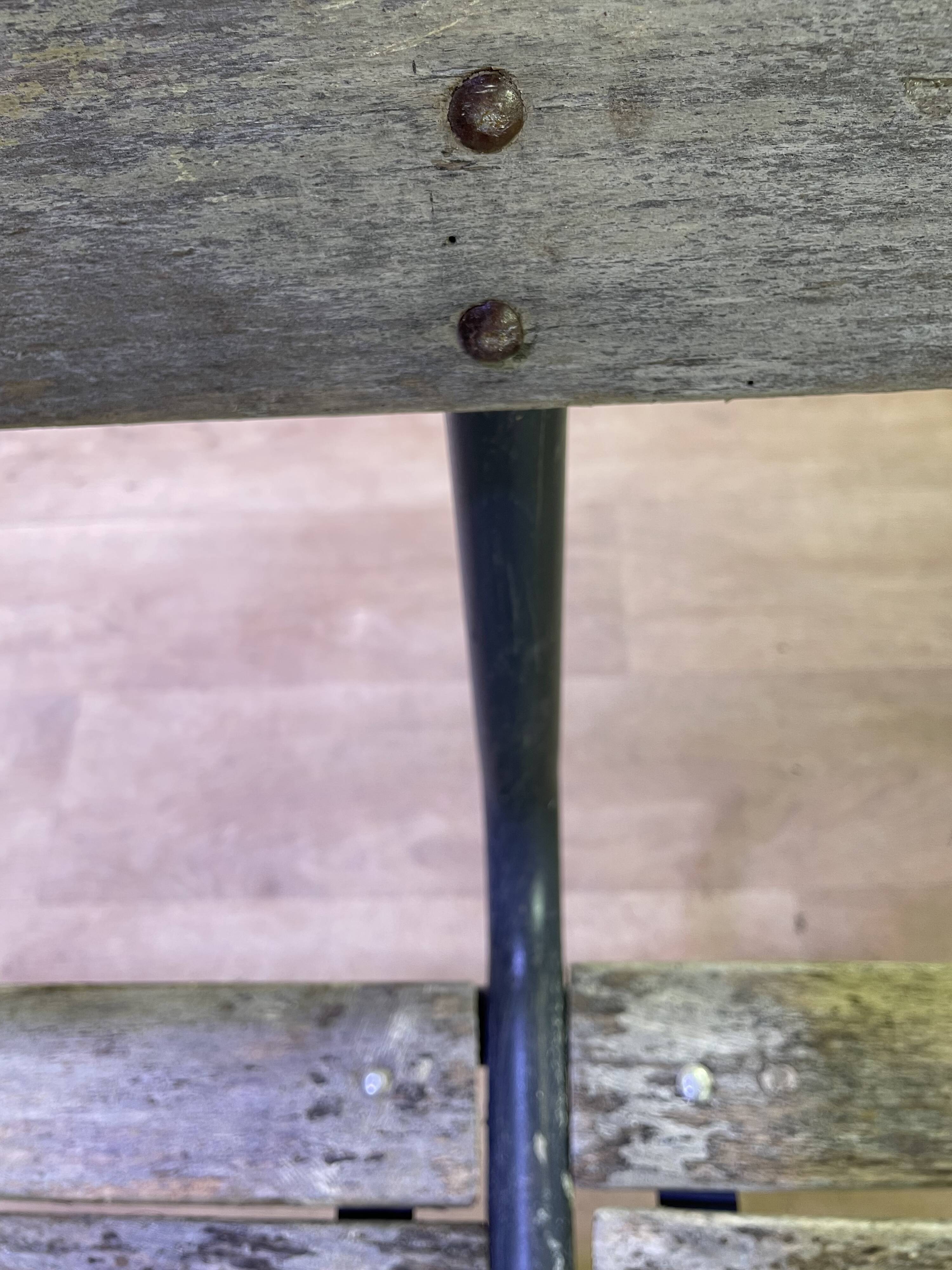 Pair of farm benches