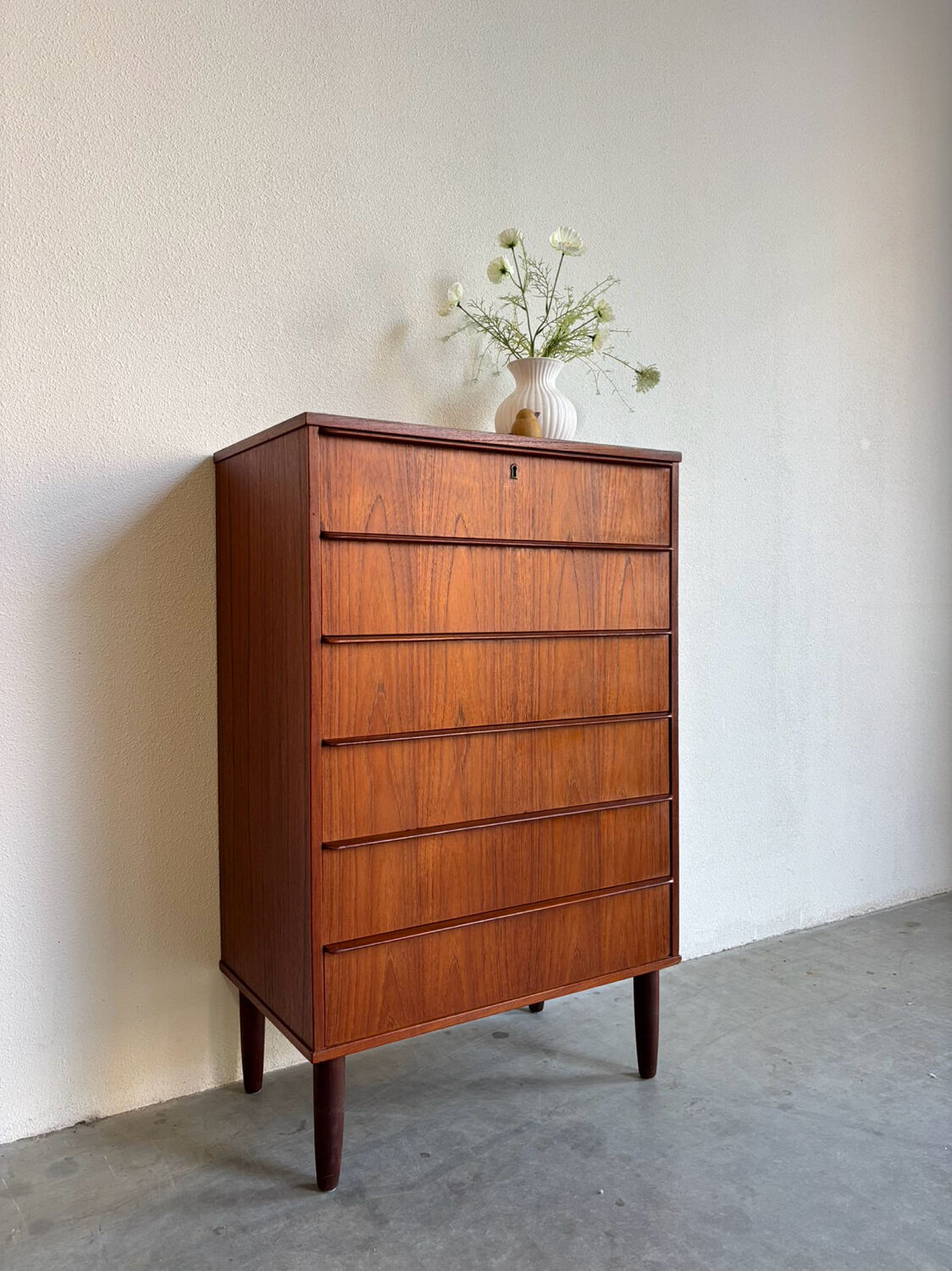Vintage Danish chest of drawers teak