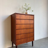 Vintage Danish chest of drawers teak
